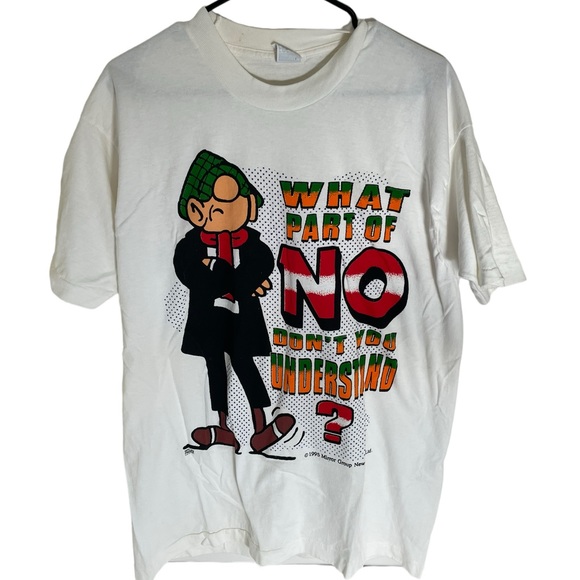 Vintage Andy Capp t shirt MFG By Freeze 1995 Mirror Group single stitch XL Rare - Picture 6 of 14